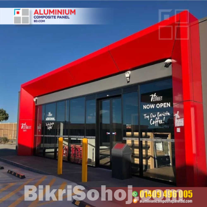 Aluminium Composite Panel for Coffee House.